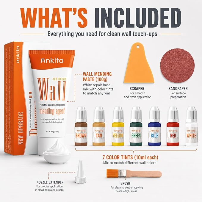 Spackle Wall Repair Kit, Drywall Repair Filler - Image 7
