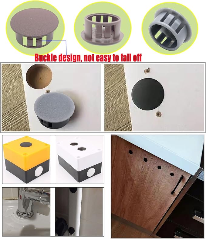 240Pcs 6 Sizes Plastic Hole Plugs, Plastic Plugs - Image 6