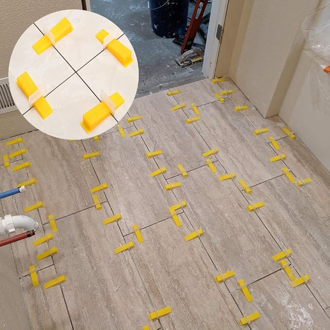 DGSL Tile Leveling System, 400-Piece Tile Spacers Clips 1/8 Inch Tile Tools | - Image 6