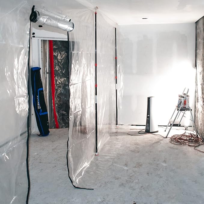ZIPWALL ZP4-PK4 ZipPole 10' Spring Loaded Poles - Image 5