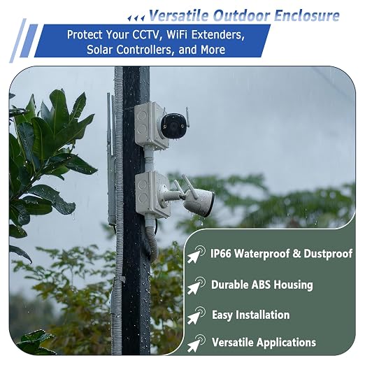 Junction Box, External Size 4.2 x 4.2 x 2.3inch - Image 2