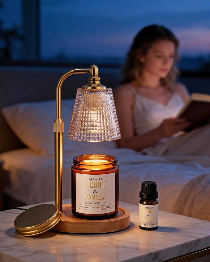 AOOVOO Coconut Vanilla Wickless Candle - Image 5