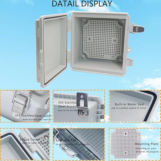 Waterproof Junction Box, ABS Plastic Electrical Box - Image 3