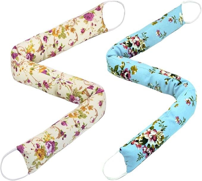 2 Pack 32 Inch 2.8 Inch Wide Slim Under Door Blocker Door Draft Stopper by CERAYOU