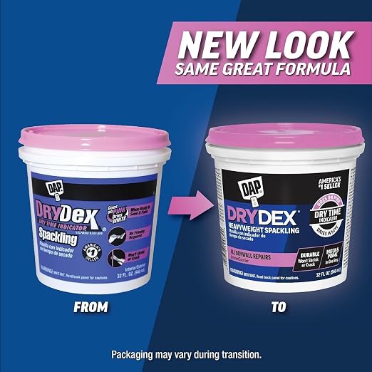 1 qt DAP 12330 DryDex Interior/Exterior Spackling- Pack of 2 - Image 7
