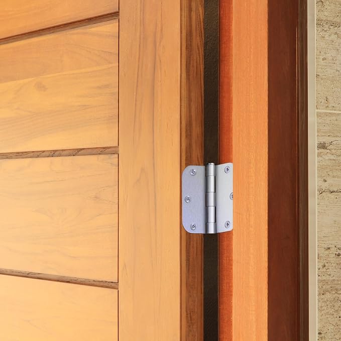 Design House Interior Door Hinge, Brushed Chrome | 5/8" Radius, Traditional - Image 10