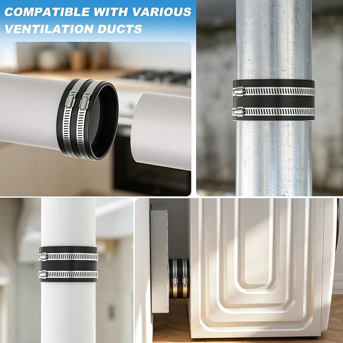 4 Inch Thickened Silicone Dryer Vent Coupler - Image 7