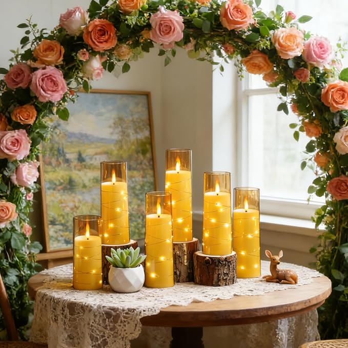 Nimiko Flickering Flameless LED Candles, Battery Operated Candles 24 Pcs - Image 6