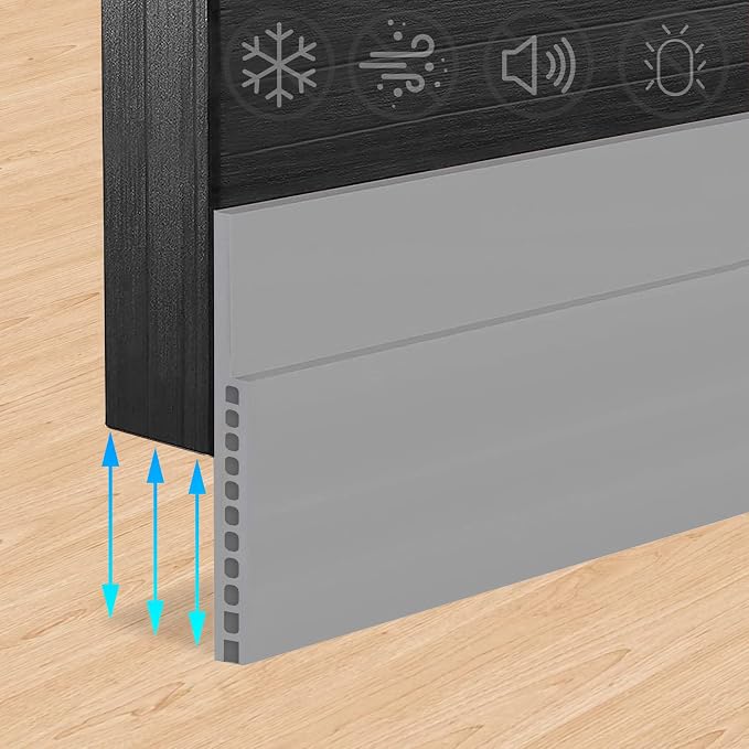 SYIPO Door Draft Stopper for Huge Gap, Adjustable by SYIPO