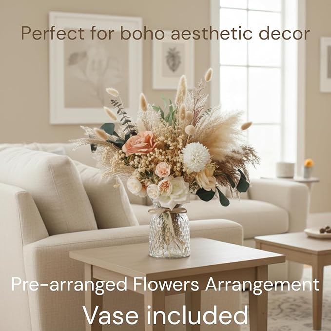 Luxury Floral Arrangement with Vase - Image 3
