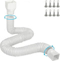 plusgutter 16.5ft Long Gutter Downspout Extensions Flexible, Down Spout Drain by plusgutter