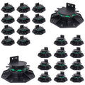 24 Pack Adjustable Deck Support Pedestals, 1-9/16" to 2-3/8" Height | Deck by MCCKLE