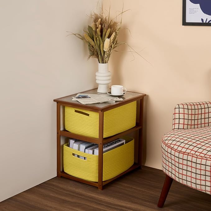 MiniArk Large Storage Baskets for Organizing, Baby Nursery, Toy Bins Box - Image 8