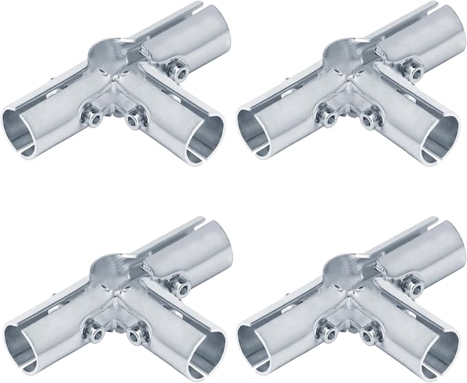4 Sets 4 Way Structural Pipe Connectors, Fits 3/4" EMT Conduit | - Image 5