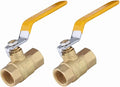 EFIELD 3/4-Inch 600 WOG FNPT Full Port Brass Ball Valve | FIP Threaded by EFIELDPEXTUBING