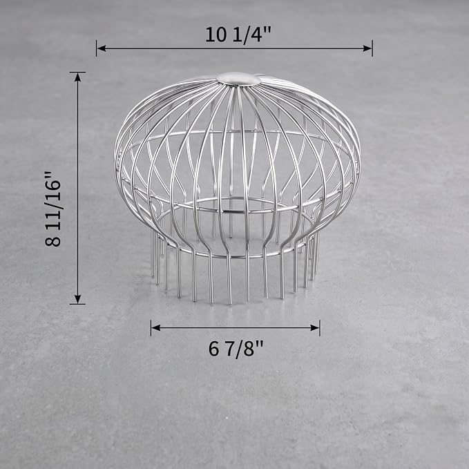 304 Stainless Steel Floor Drain Downspout Cover Insert Wire Mesh Strainer - Image 2