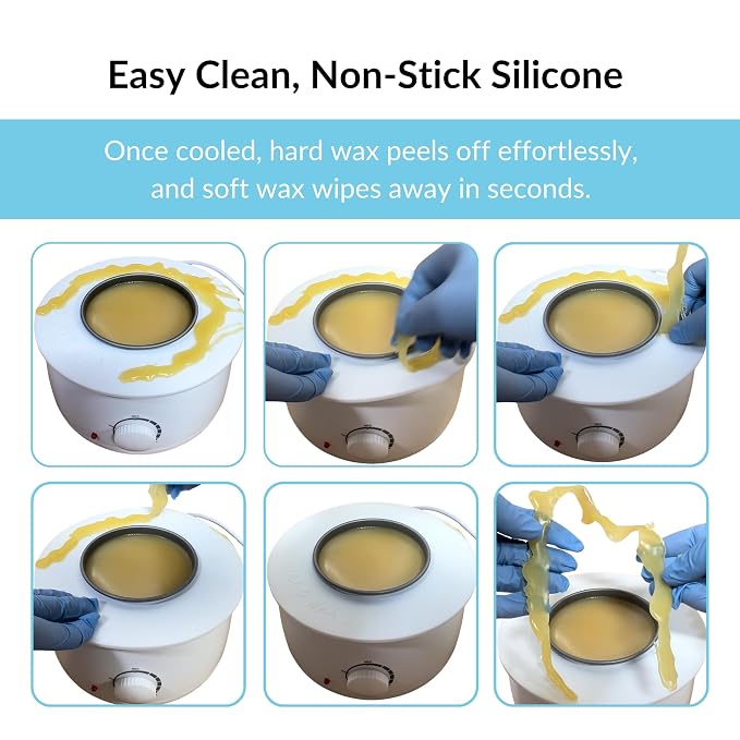 Reusable Non-Stick Silicone Wax Collars + Can + Lid - Image 7