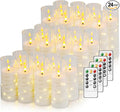 Nimiko Flickering Flameless LED Candles, Battery Operated Candles 24 Pcs by Nimiko