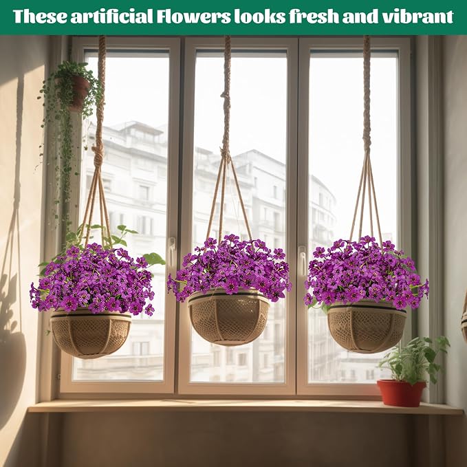 Lnoicy 12 Pcs Artificial Flowers - Image 4