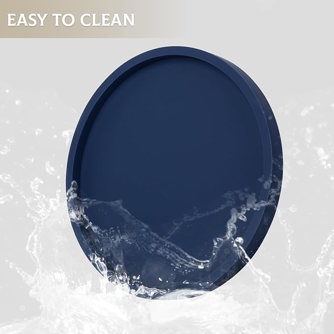 Silicone Bathroom Tray Coffee Table Decor Perfume Organizer, Waterproof - Image 5