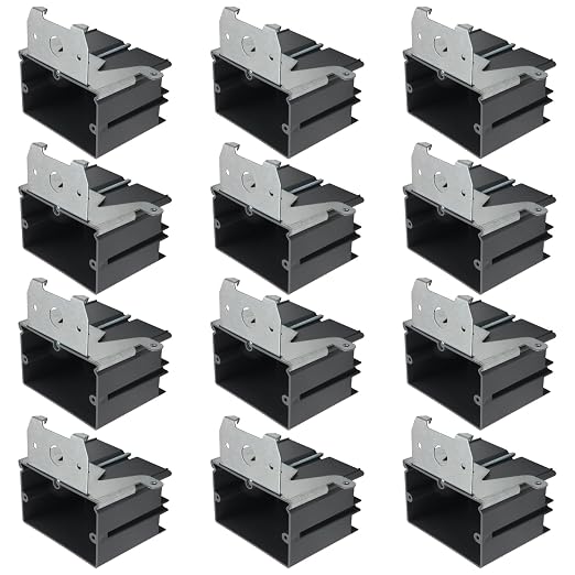 1-Gang Adjustable PVC Electrical Outlet Box 21 Cu.in. 12-Pack | Single Gang by HUIXHAO