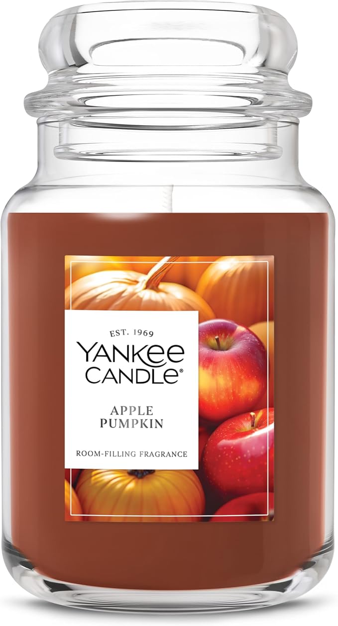 Yankee Candle Apple Pumpkin, Thanksgiving Scented Candle, 22oz Large Jar by Unknown