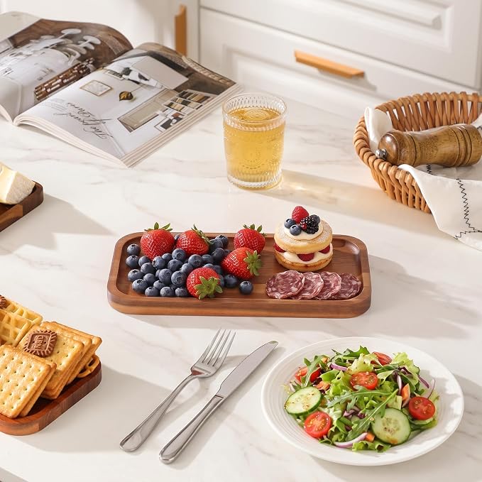 Small Wooden Tray and Platter, Mini Charcuterie Boards, Cheese boards, - Image 6