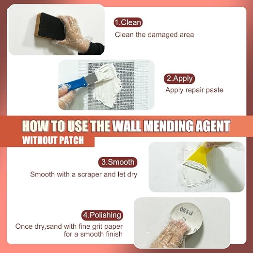Drywall Repair Kit, 17.6oz Wall Patch Set - Image 8