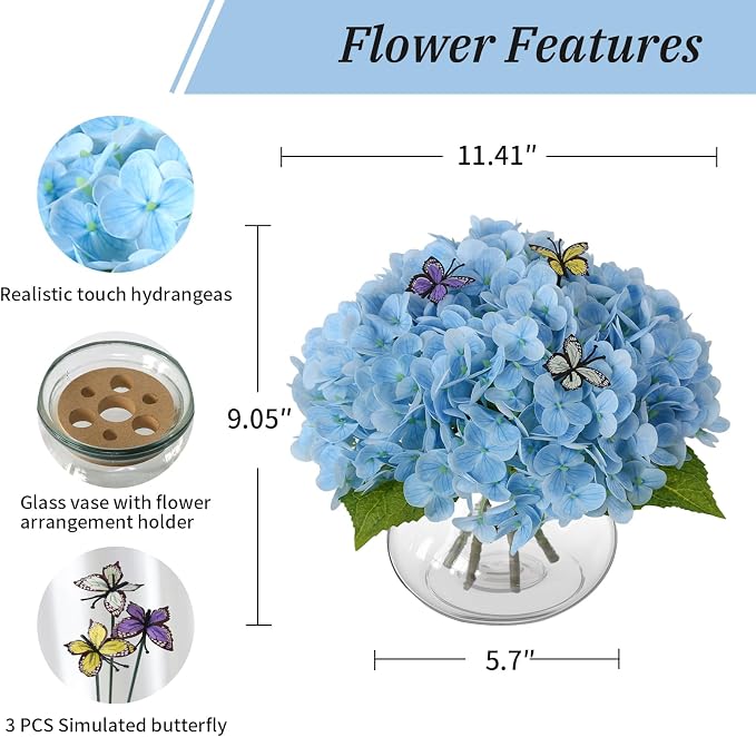 Hydrangea Artificial Flowers - Image 3