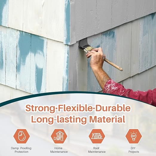 Tkaimy Polyurethane Waterproof Coating, Fix Leaks & Cracks | Multi Surface - Image 6
