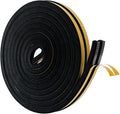 High Density Foam Weather Stripping Door Seal Strip Insulation Tape Roll by DualplexTalvania