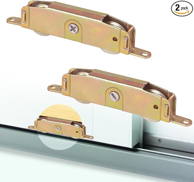 2 Pack Sliding Patio Door Tandem Roller Assembly Fits by ReigaHood
