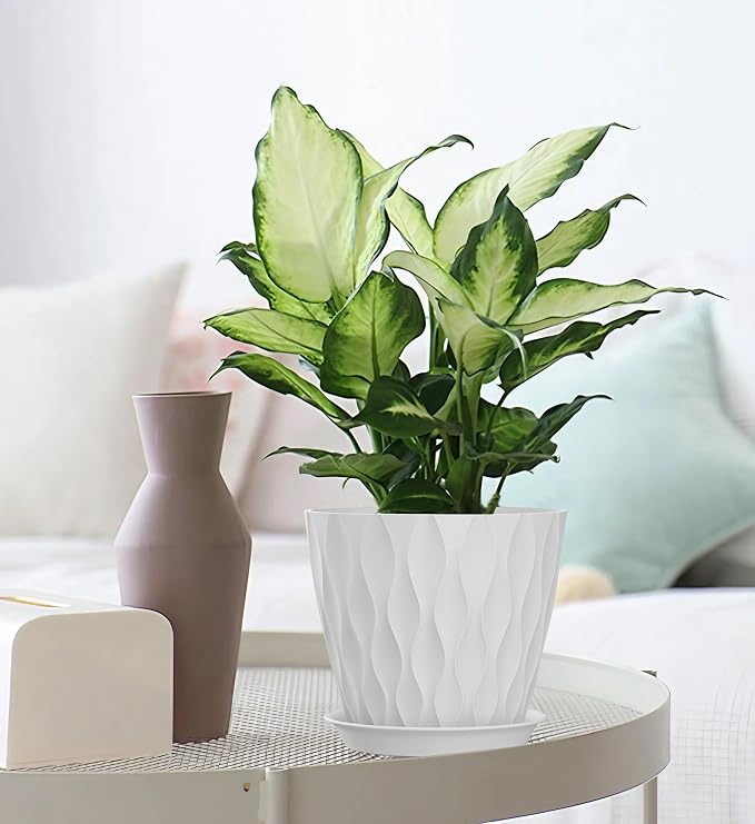 4/4.5/5/5.5/6/6.5/7 Inch Plant Pots, 7 Pack Flower Pots - Image 4