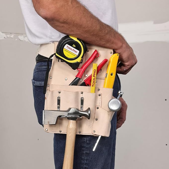 ToolPro Nail Pouch for Drywall Equipment, Pliers – for Construction, and DIY - Image 6