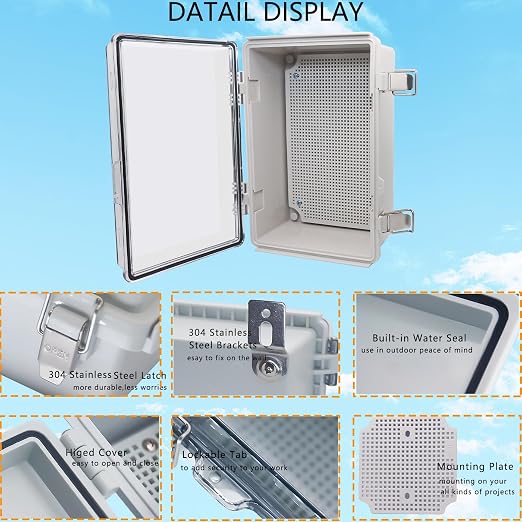 Waterproof Junction Box, ABS Plastic Electrical Box - Image 3