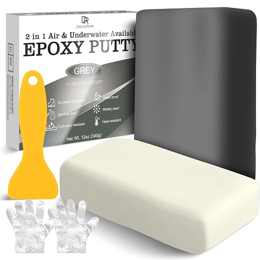 Epoxy Putty - 12oz 2 Part Strong Formula, Ceramic Repair by DecorRom