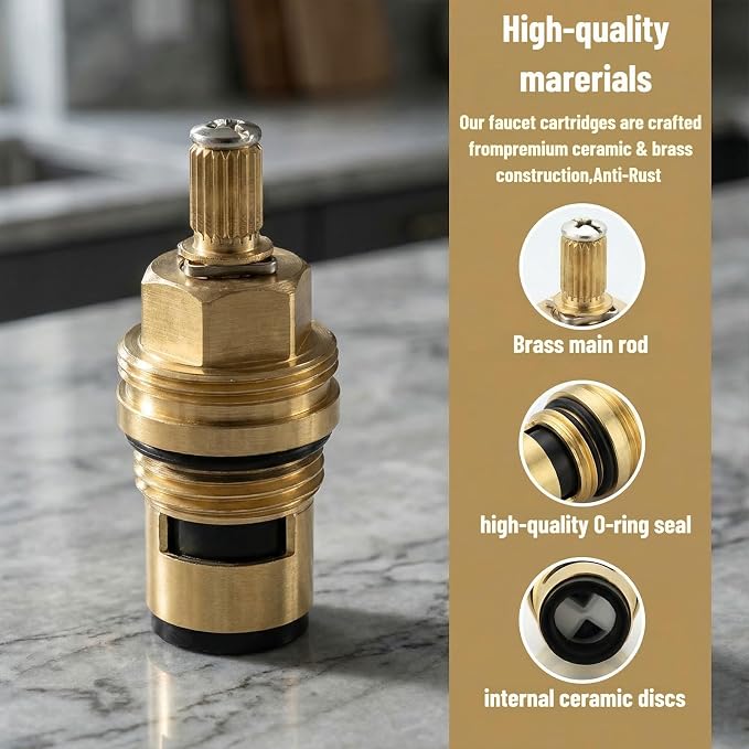 Ceramic Faucet Cartridge, Compatible - Image 4