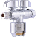 SharkBite Max Dual Shut Off Quarter-Turn Brass Ball Valve, 1/2 Inch Push to by SharkBite
