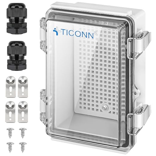 TICONN Outdoor Electrical Box Waterproof, ABS IP67 Junction Box Enclosure | by TICONN