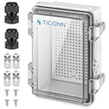 TICONN Outdoor Electrical Box Waterproof, ABS IP67 Junction Box Enclosure | by TICONN