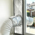 Heavy Duty 98" Sliding Door AC Vent Kit, 3-Layer Thickened Thermal Barrier by gulrear