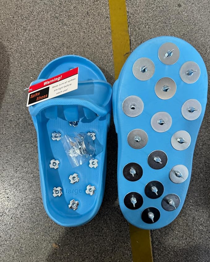 Epoxy Spiked Shoes for Epoxy Floor Coatings, Slip-On Anti-Slip Footwear Safe - Image 6