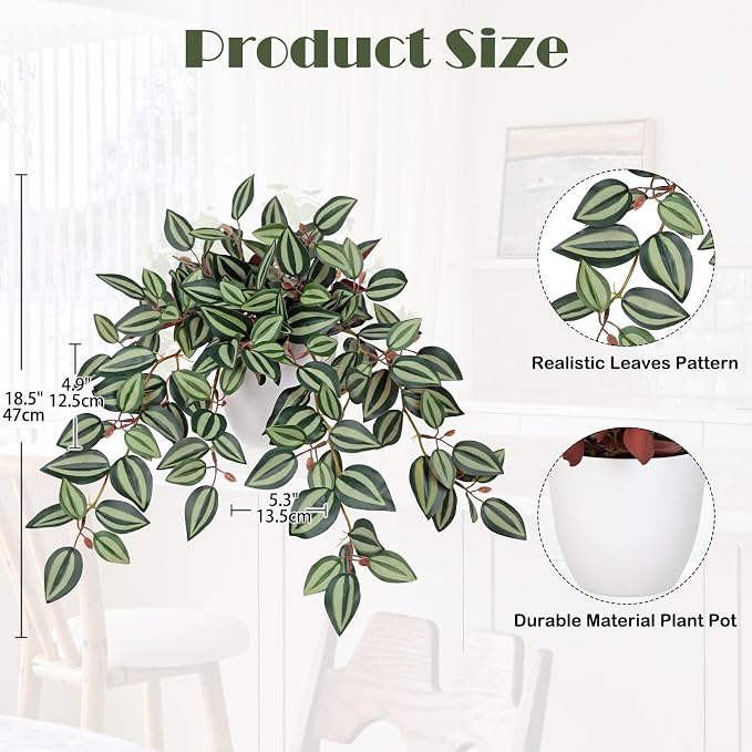 Briful Artificial Potted Plants Indoor - Image 2
