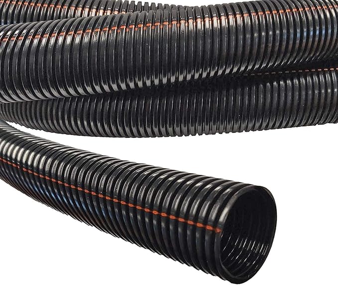 Electriduct 1" UV Rated Flame Retardant Wire Loom Black Nylon Split Tubing by Electriduct