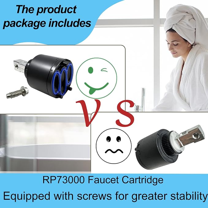 RP73000 Faucet Cartridge for Delta, Kitchen/Bathroom Faucet Cartridges Parts - Image 2