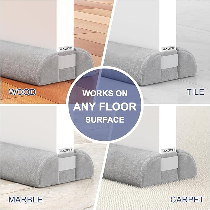 HADOR Door Draft Stopper for Bottom of Door, Adjustable 30 in, Double-Sided - Image 6