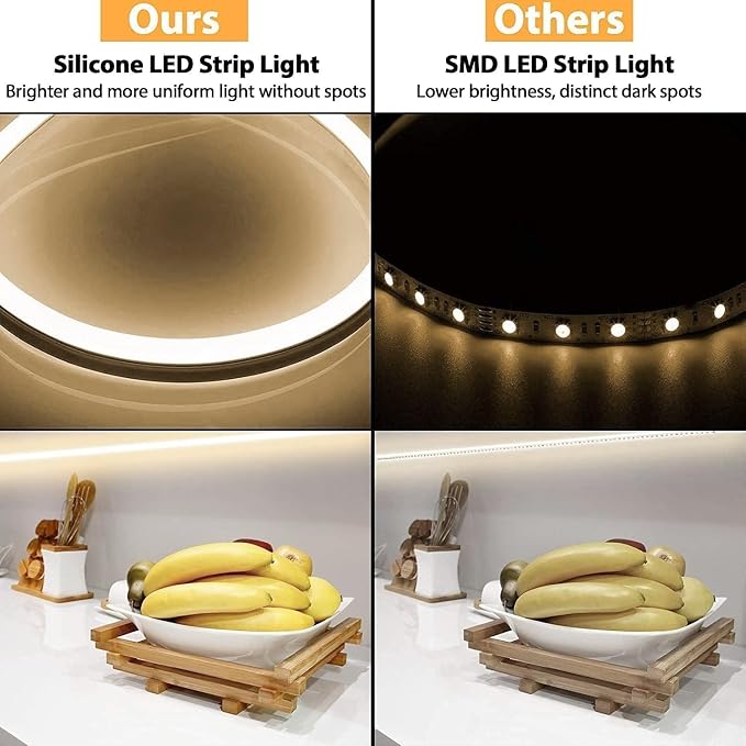 Lamomo LED Strip Lights Neutral White, 32.8Ft Dimmable LED Rope Lights - Image 3