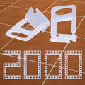 2000 PCS Tile Leveling System Spacers Clips 1/16'' | 2000-Piece Tiles Leveler by Tanzfrosch