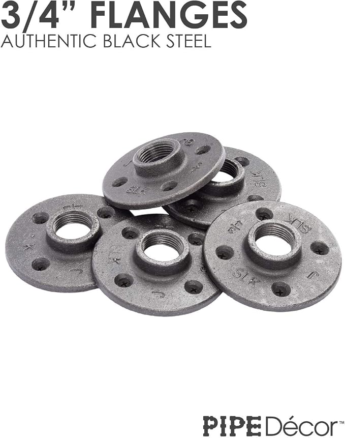 PIPE DECOR Floor Flange Fittings, 3/4 Inch, - Image 7