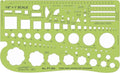 Pacific Arc, Landscape Template, 1/8 inch Scale, Drawing aid Stencil by PacificArc